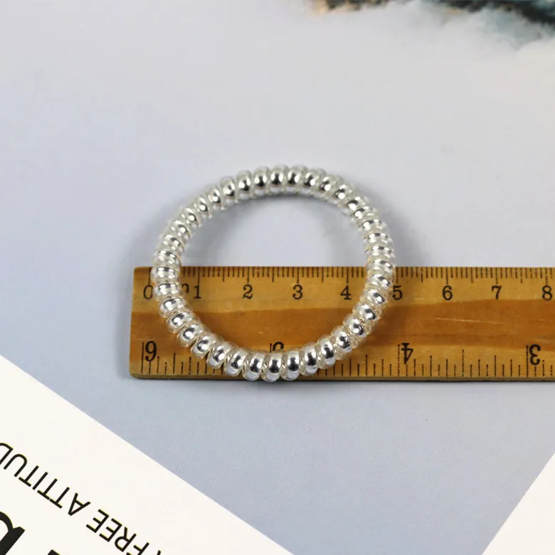 100 шт. Женская резинка телефонной линии волос веревки для девочек сапоги на