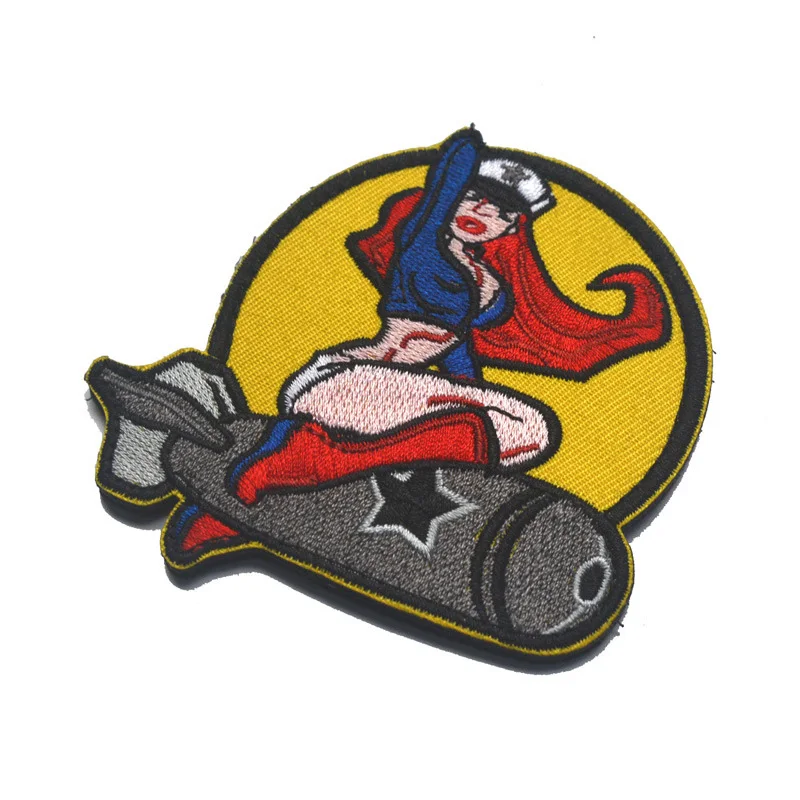 Мссб армии США PINUP девушка тактический боевой патч военный знак вышитая