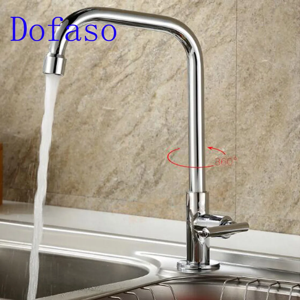 Dofaso, кухонный кран из сплава и меди, одноместный кран для холодной воды, кухонный кран с одним отверстием, водопроводный кран torneira cozinha, смеситель для раковины grohe
