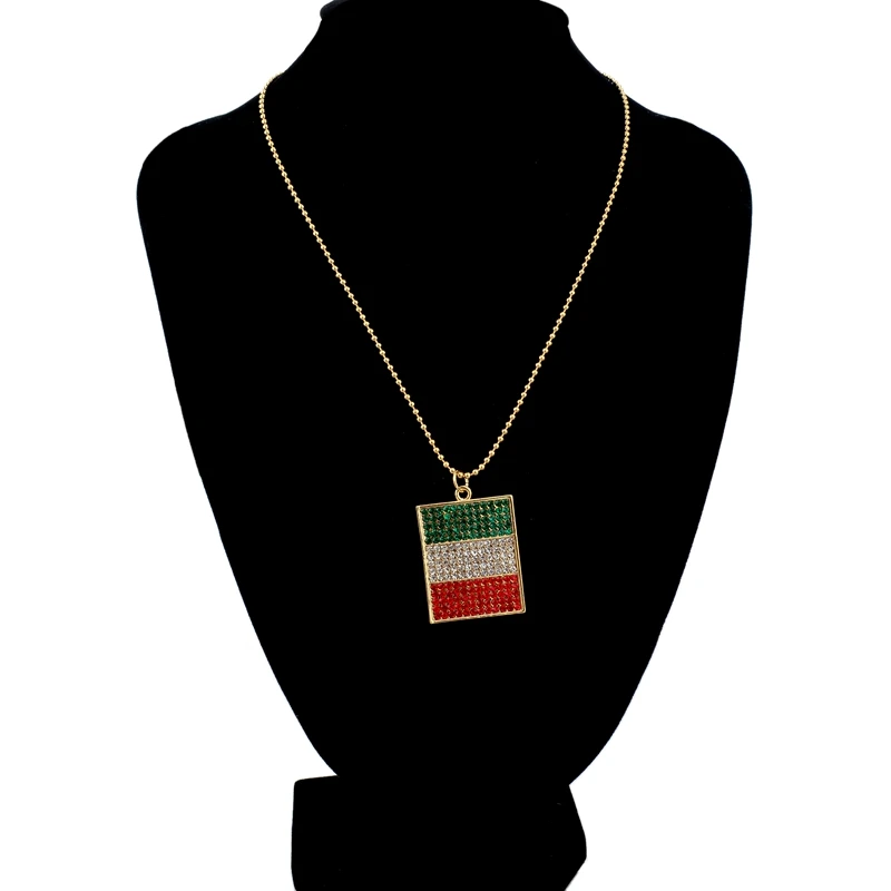 Ожерелье из цинкового сплава с квадратным родиевым покрытием 150873106|zinc alloy|necklace necklacenickle free necklace |