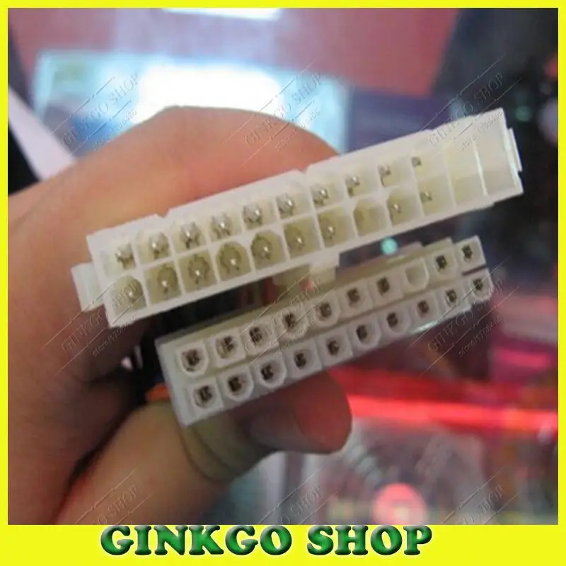 20 шт./лот 24P к 20P кабель питания 24 pin Материнская плата адаптер Бесплатная