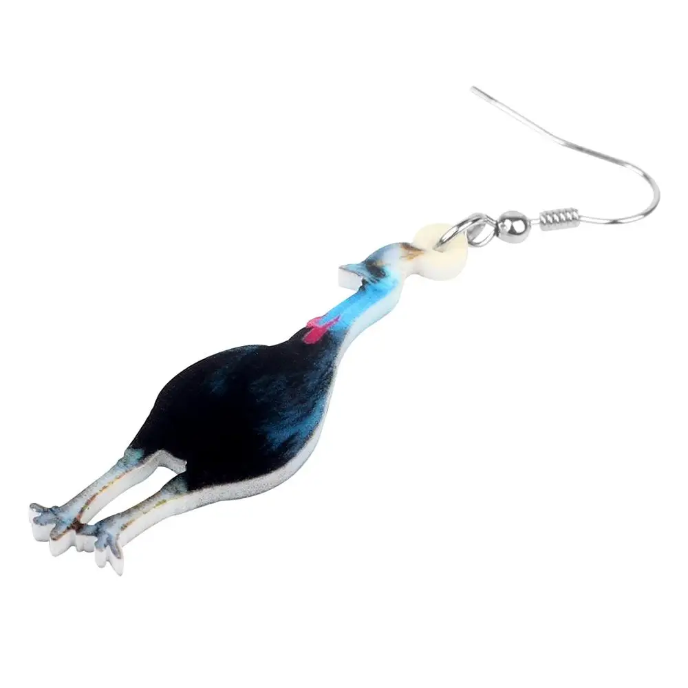 WEVENI акриловые новинка австралийские маниоки серьги в виде птиц свисающие капли