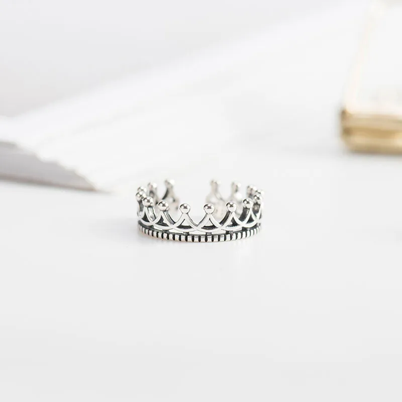 XIAGAO Infinit Crown кольца 925 пробы Серебряное Кольцо Уникальная любовь юбилей корейский стиль ювелирные изделия Рождественский подарок AART0204