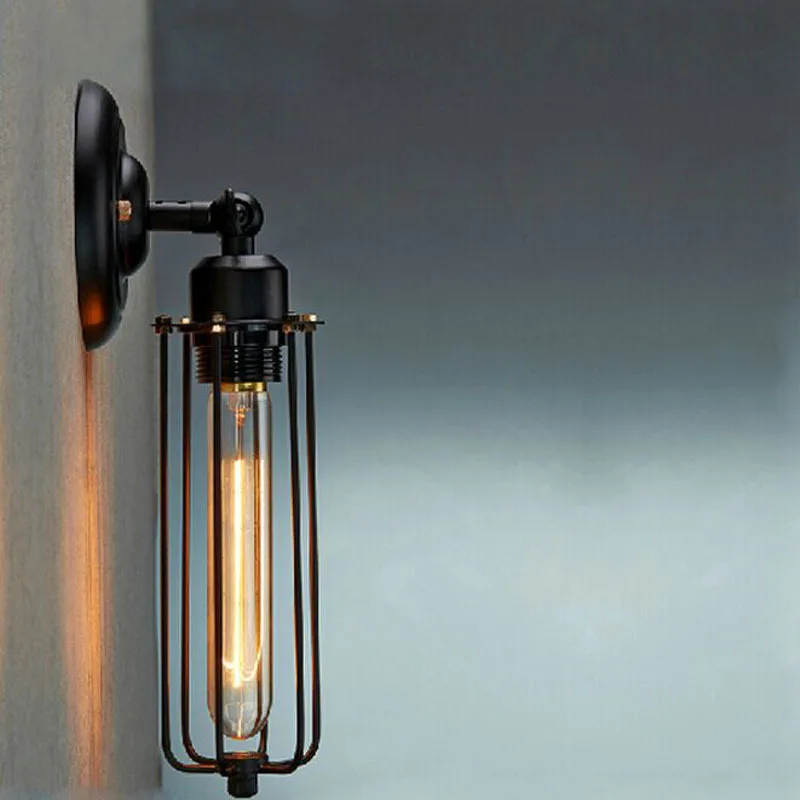 Винтажный промышленный настенный светильник Эдисона в стиле лофт домашний