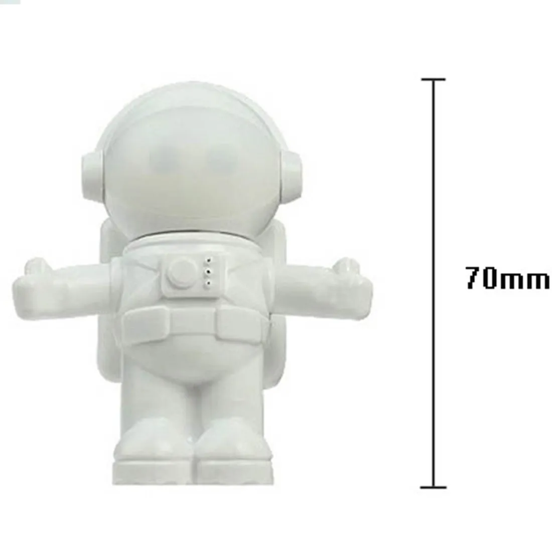 1 шт. астронавт космонавта USB светодиодный регулируемый ночной Светильник для компьютера ПК настольную лампу светильник чистый белый