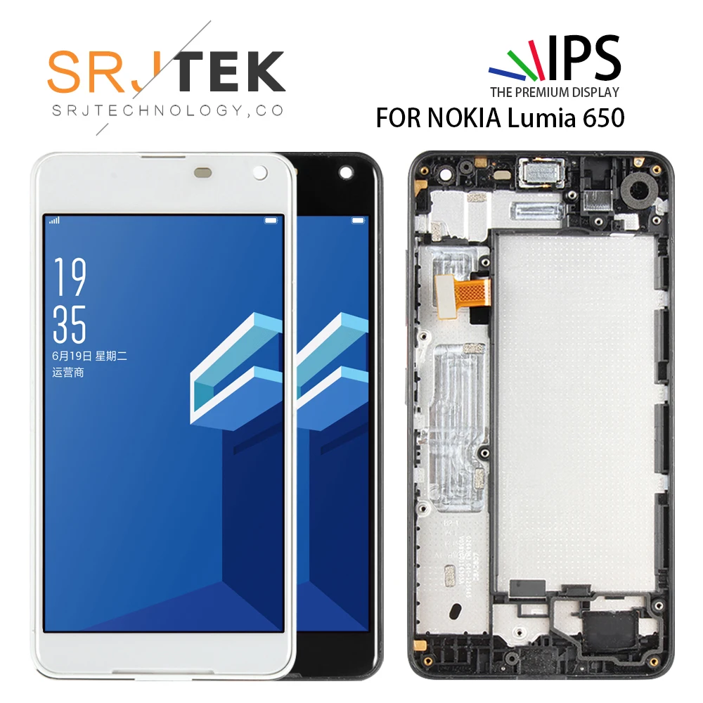 Оригинальный 5 0 &quotДисплей для NOKIA Microsoft Lumia 650 LCD сенсорный экран дигитайзер с