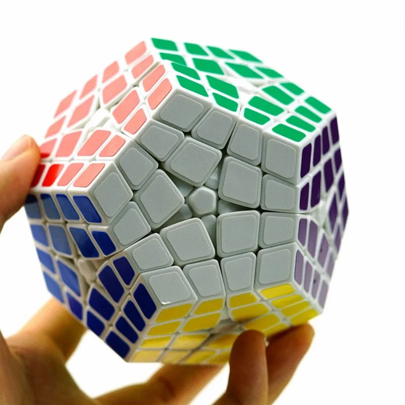 ShengShou SS 4X4X4 магический куб-мегаминкс с наклейками Dodecahedron кубик-головоломка твист гладкой для детские развивающие игрушки подарок