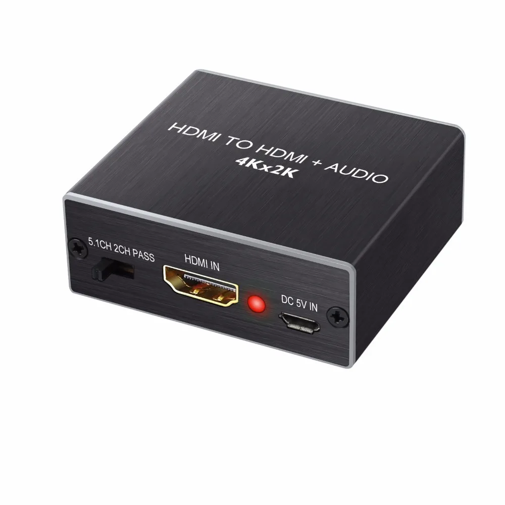 Prozor HDMI аудио декодер HDMI в оптический TOSLINK SPDIF с 3,5 мм стерео аудио декодер 4K x 2K 3D
