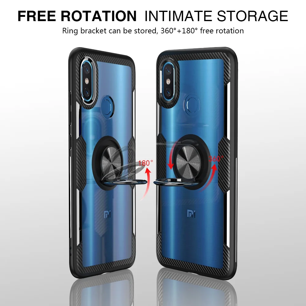 Чехол-бампер из ТПУ для Xiaomi Redmi Note 7 чехол с кольцом-подставкой автомобильный