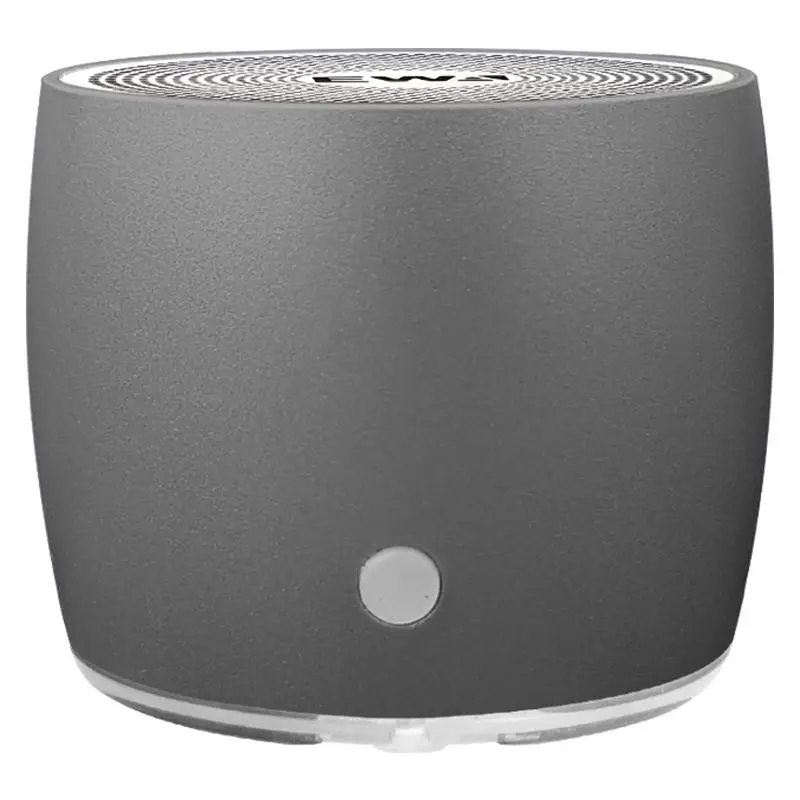 AABB-EWA портативный динамик для телефона/планшета/ПК мини беспроводной Bluetooth динамик металлический USB вход MP3-плеер-серый