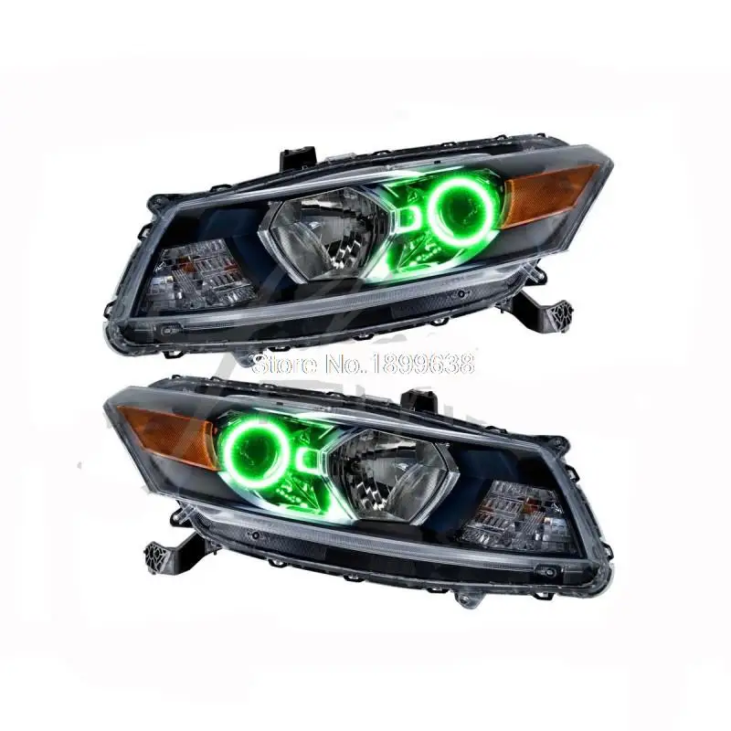 Для Honda Accord Coupe RGB светодиодная фара halo angel eyes kit Аксессуары для стайлинга