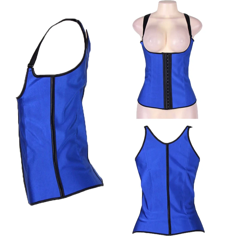 AJ2224 Корректирующее белье женский корсет из латекса с косточками|corset bustier|corset