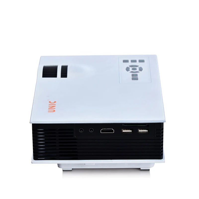 Мини из светодиодов пико портативный proyector оригинальный UC40 + проектор входного