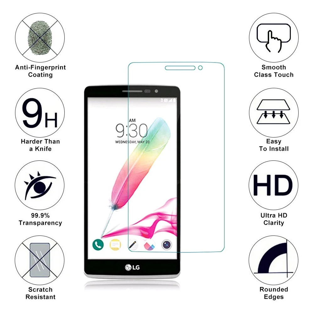2 шт./лот 2.5D 0 26 мм 9H Премиум Закаленное стекло для защиты экрана LG G4 H818 H815 H810 F500 VS999