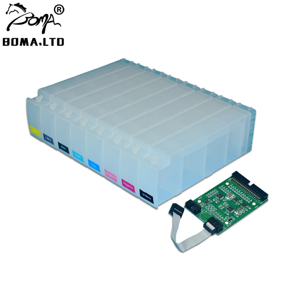 BOMA. LTD заправка чернильного картриджа для hp Designjet Z6100 hp Z6100 hp 91 Постоянный чип декодер