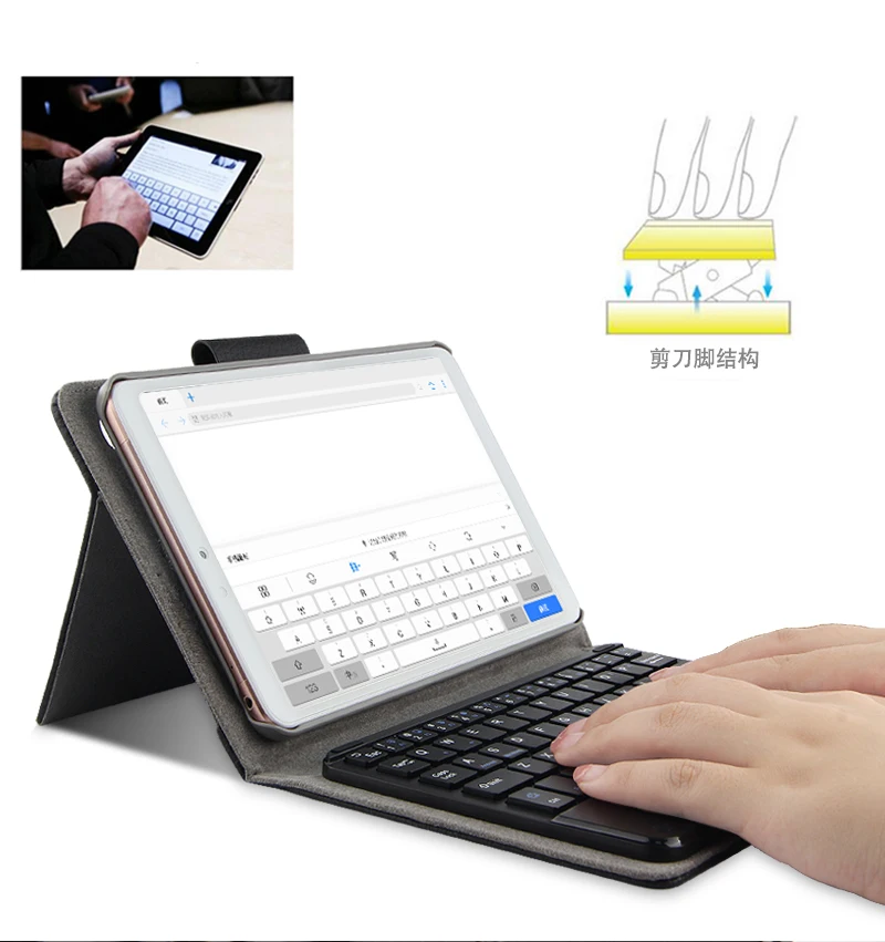 Съемная Беспроводная Bluetooth клавиатура для huawei MediaPad T5 8 ''/M5 Lite 8,0 JDN2-W09HN AL00HN чехол с магнитной подставкой