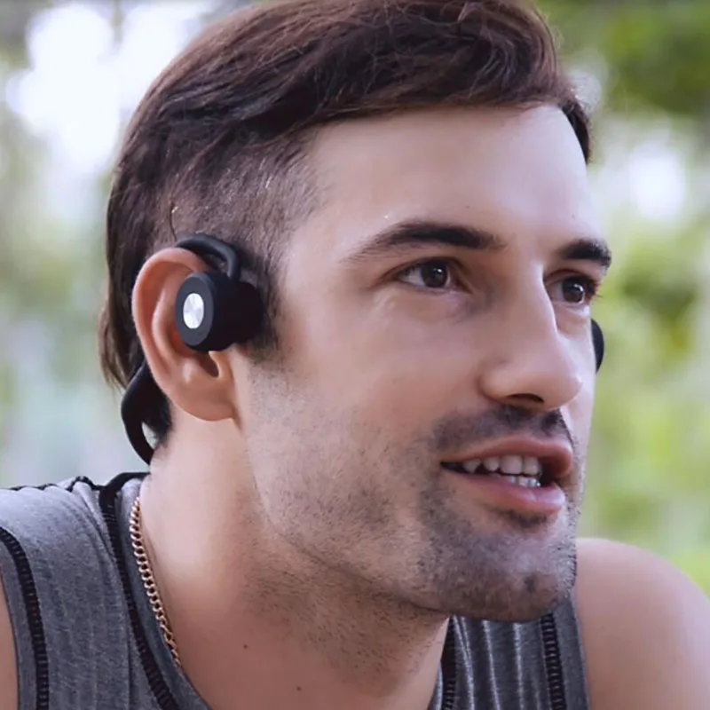 B2 костной проводимости Bluetooth наушники/беспроводные наушники для спорта на