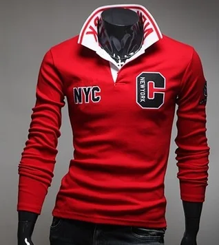Новая мужская футболка с длинным рукавом New YORK slim|Мужские футболки| |