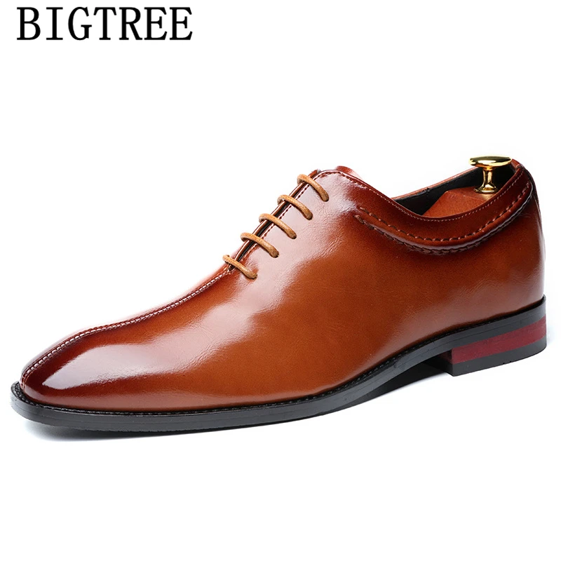

Office Shoes Men 2022 Italian Brand Business Shoes Men Oxford Leather Cpiffeur Wedding Men Shoes Formal Big Size Erkek Ayakkabi
