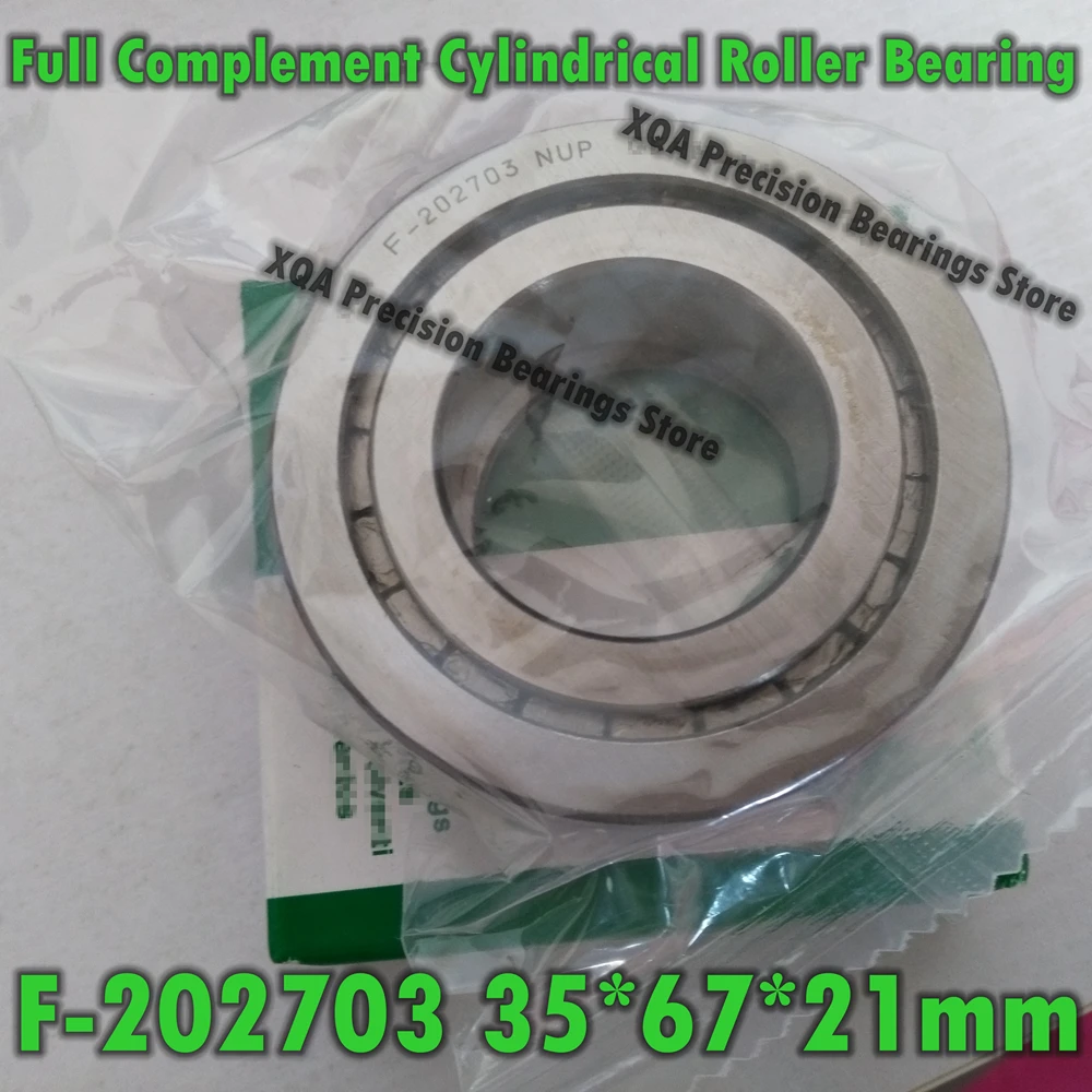 Full Complement Cylindrical Roller Bearing F-202703 35*67*21mm For Main Shaft Of Hydraulic pump Printing press machine bearing |
