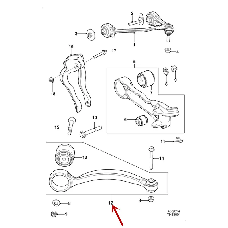 C2D6343 C2D49934 C2D49933 передняя подвеска автомобиля рычаг управления forjag uarx серии S-type XF XFL XJL ниже изогнутый маятниковый рычаг