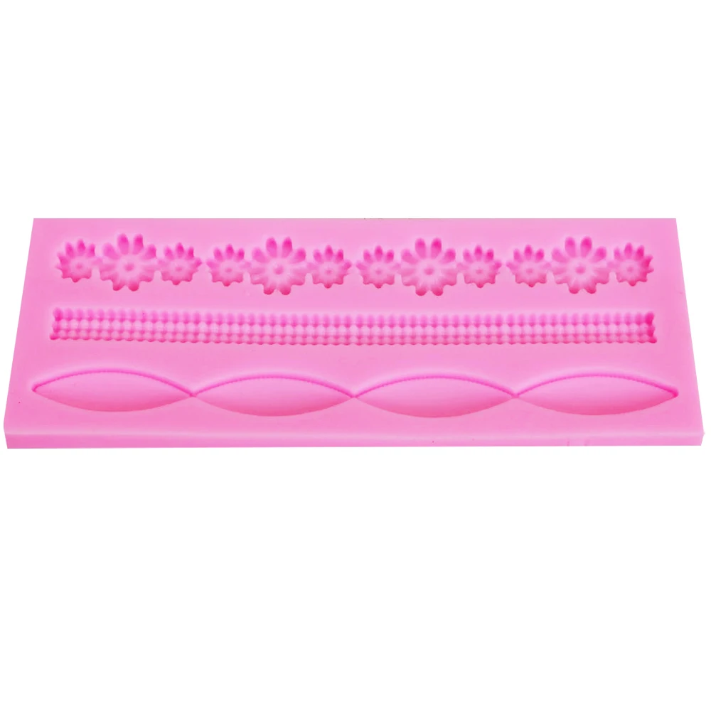 Жемчужное ожерелье Byjunyeor M308 с цветами УФ смолы силиконовая форма фондана