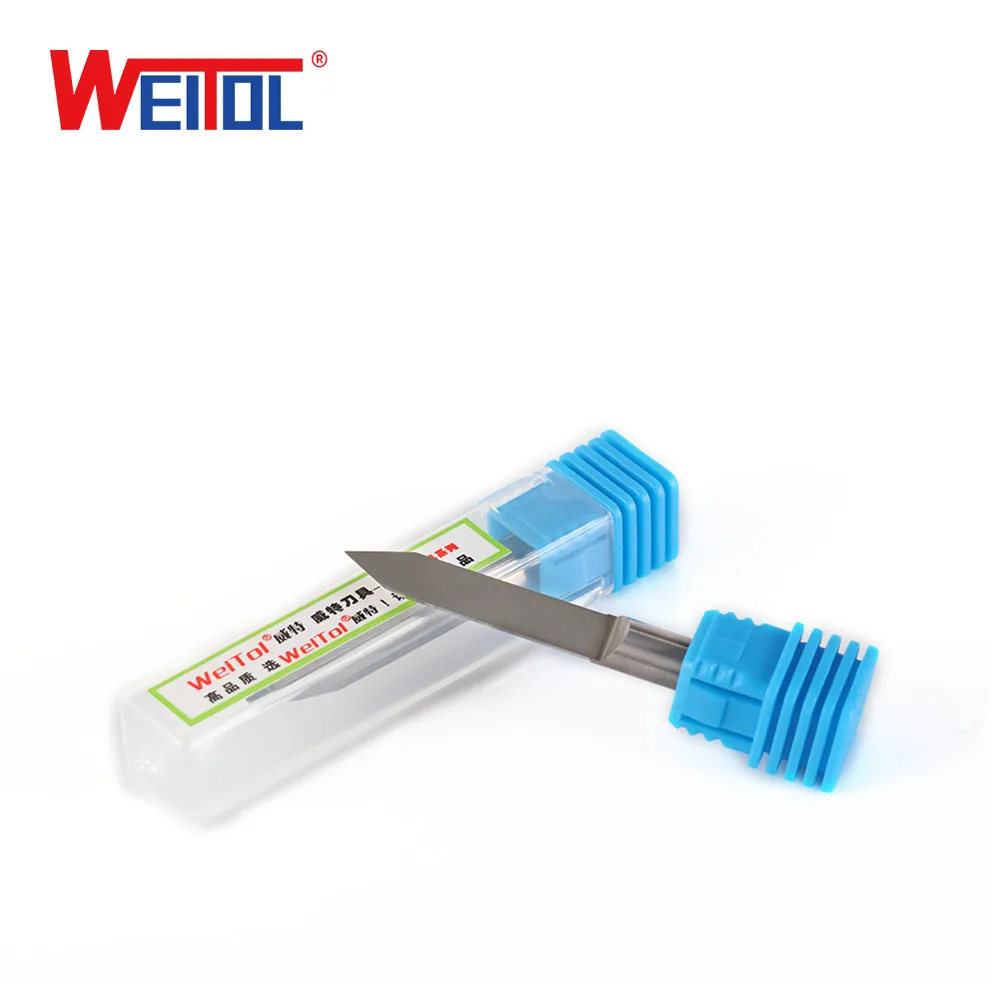 WeiTol 1 шт. 6 мм металлическая плоская Нижняя гравировка бит концевая фреза для