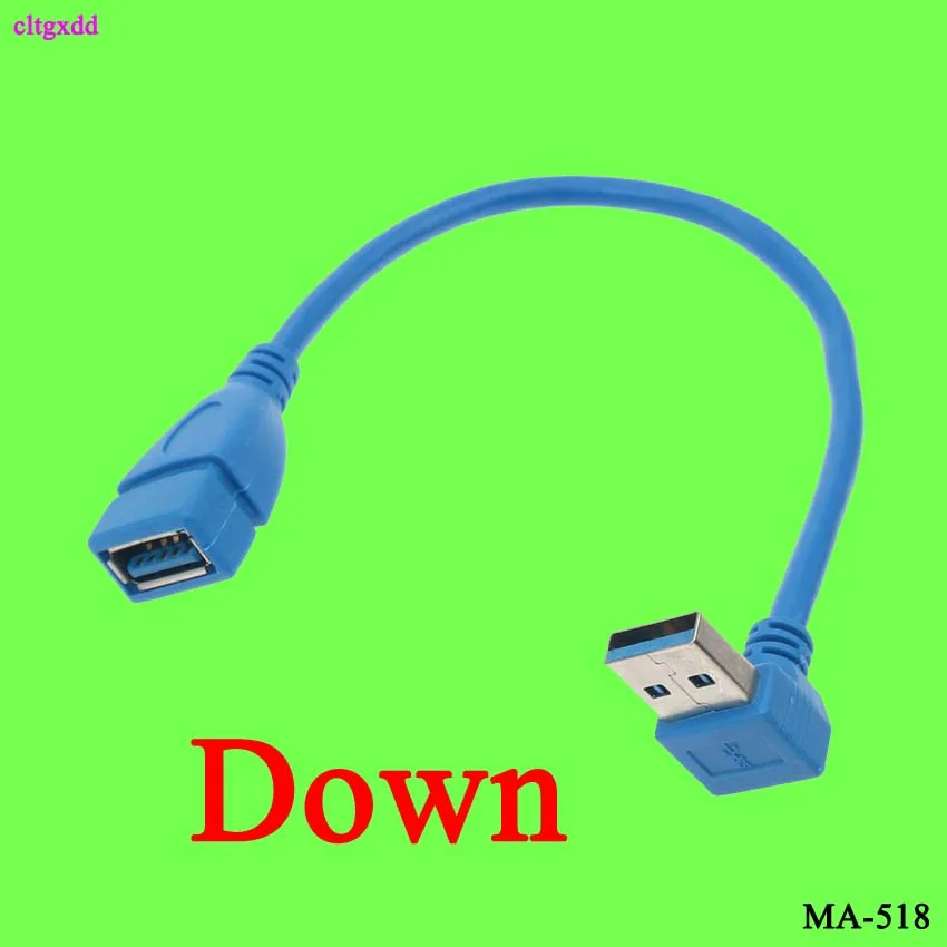 USB3.0 Удлинительный кабель правый/левый/вверх/вниз папа Мама синхронизация данных