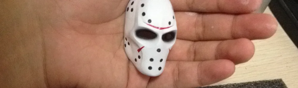 Новая изящная мини маска Джейсона вурхеса в масштабе 1/6 для коллекции фанатов| |