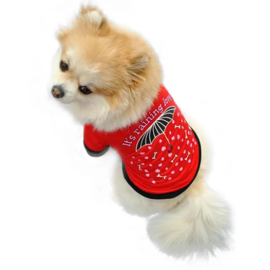 Pet Clothes For Small Dogs Cats Summer Pet Puppy Small Dog Cat Pet Clothes Vest T Shirt Apparel Letter Print XS-L Dropship#yl
