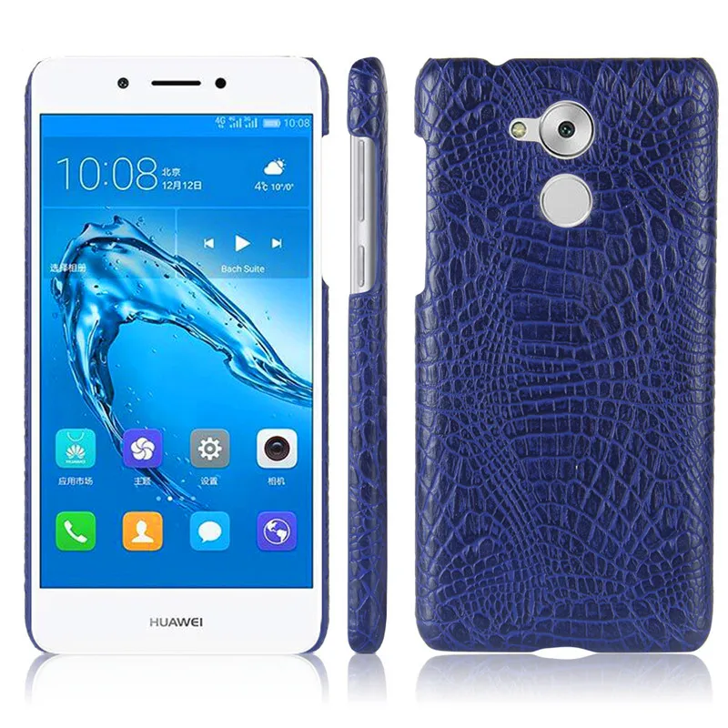 

Huawei Honor 6C Honor6C Case Crocodile Grain Hard PC+PU Leather Surface Back Cover Hard Case for Huawei Honor 6C Honor6C Enjoy6S