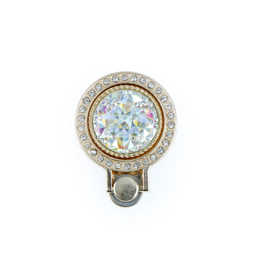 3 Цвета Bling драгоценный камень кристалл держатель телефона с кольцом на палец