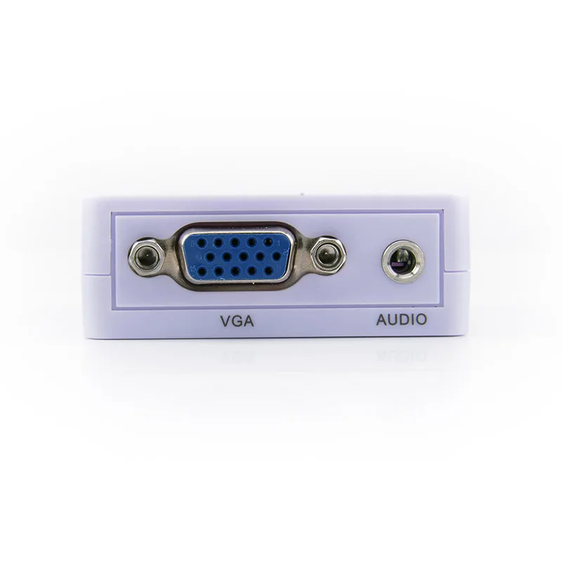 HDMI в VGA конвертер Поддержка аудио и видео (CVBS) адаптер RCA AV/CVSB L/R 1080P AV2HDMI|Кабели HDMI| |