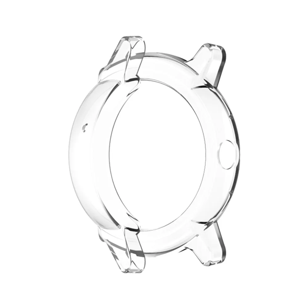 Универсальный защитный чехол для Ticwatch E черный/серебристый ТПУ Мягкий силиконовый чехол для часов противоударный-противоударный бампер оболочки аксессуары