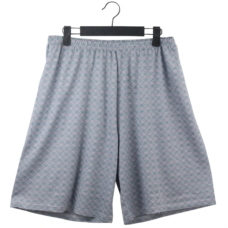 Мужской шелковый трикотаж с принтом шелк шорты для пляжного досуга летом 95% |