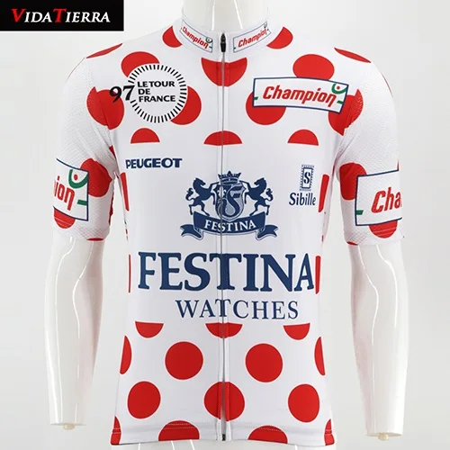 men VIDATIERRA для мужчин Велоспорт Джерси Белый Красный mtb Джерси go pro classic can custom pro Гоночный комплект женских купальных костюмов ciclismo lucky COOL - Цвет: men
