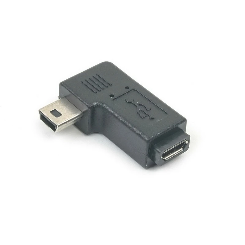 Вправо/влево Угол MINI USB мужчины к Micro адаптер Женский угловой мини usb M/F|angle mini usb|right