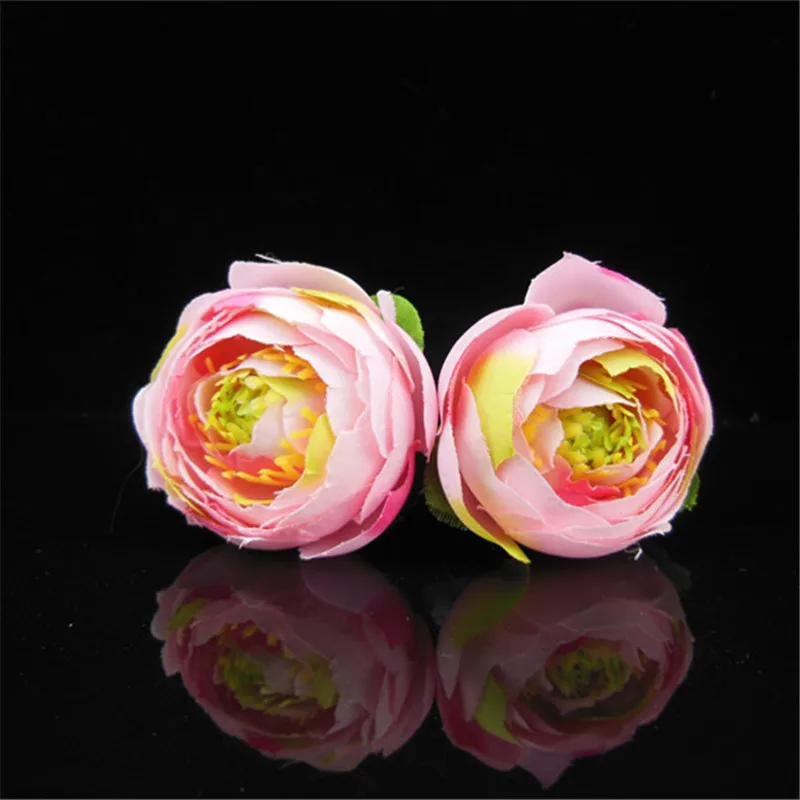 10 шт. Для женщин крем Ткань цветок ромашка волосы палку свадебные Женские