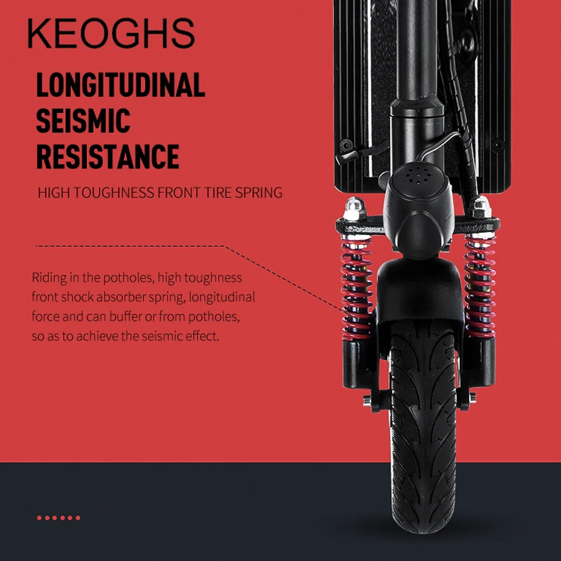 Электрический скутер для взрослых с литиевой батареей складной двухколесный