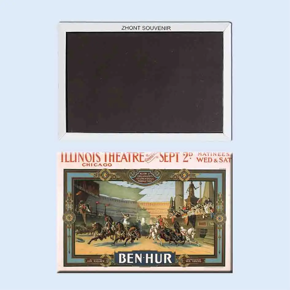 Ben Hur театральный плакат 24129 ретро ностальгия магниты на холодильник|fridge magnet|retro