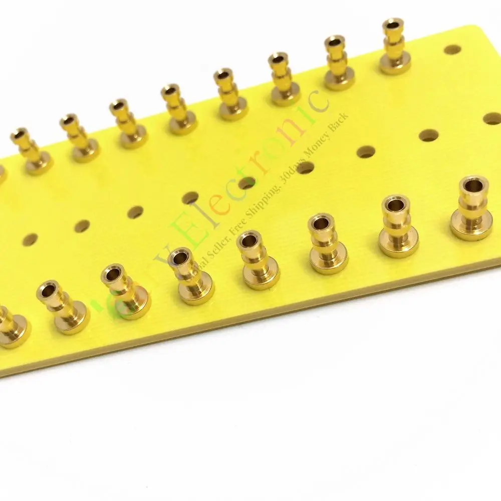 Оптовая и розничная продажа 10 шт. медная позолоченная Стекловолоконная