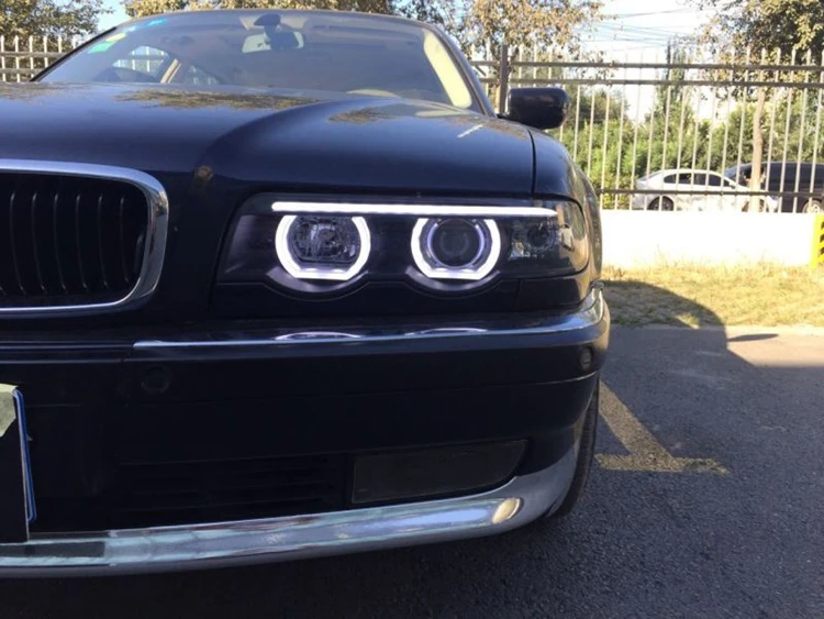 D_YL автомобильный Стайлинг для BMW E38 фары 1998 2002 светодиодный ные DRL Биксеноновые