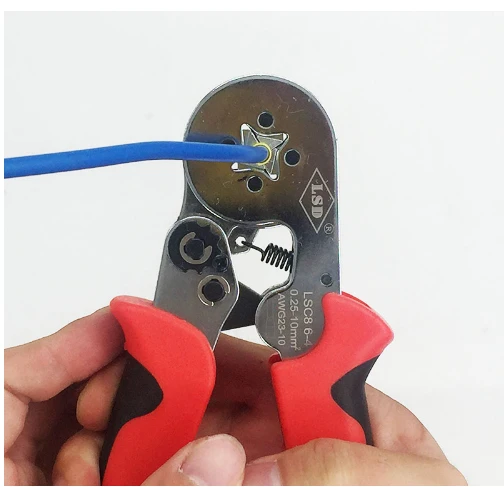 LSC8 6 4 Обжимной наконечник щипцы для 0 25 10mm2 провода втулочных