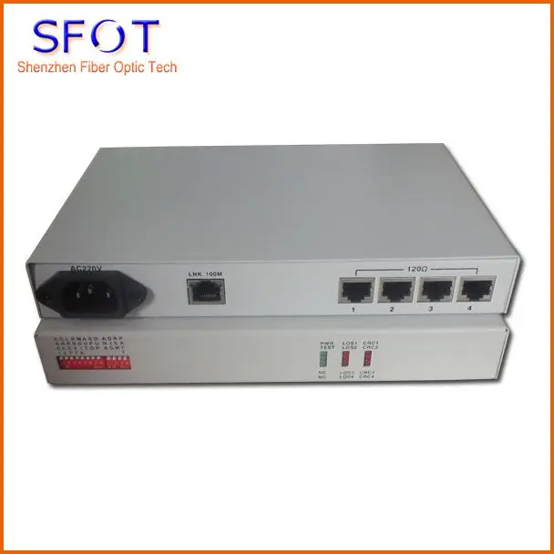 AC мощность, 4E1 в ethernet конвертер(протокол), 4E1 в FE 120ohm мини Тип конвертер протоколов