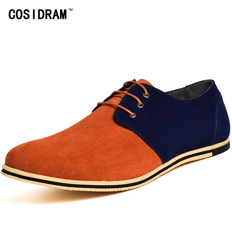 COSIDRAM/Мужская обувь из спилка в стиле пэчворк сезон весна-осень модная мужская