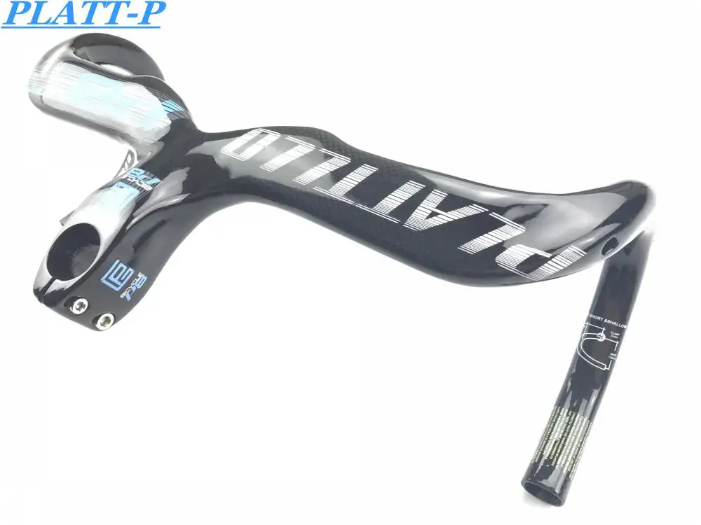 Руль для велосипеда руль бар и углеродный рукоятка platt (дорожный аксессуары руля