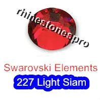 Ss16 подлинные элементы Сваровски светлый Сиам (227) 720 штук 16ss (без горячей фиксации