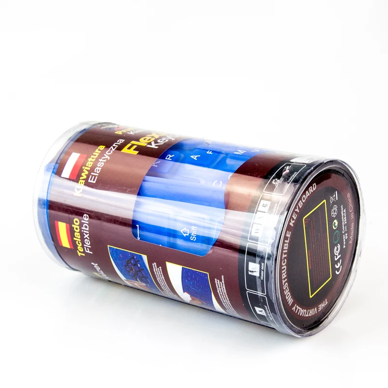 USB интерфейсная клавиатура 85 клавиш русская буква Кремниевая Гибкая Бесшумная