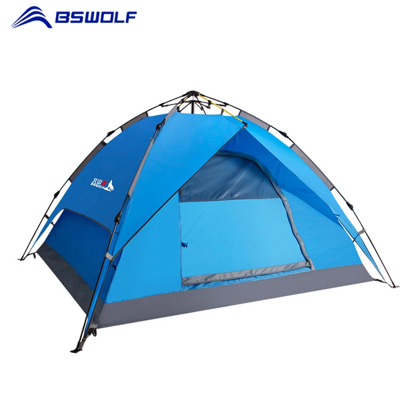 Портативная всплывающая Пляжная палатка BSWolf автоматические палатки для