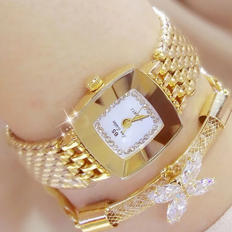 Женские кварцевые часы Reloj Mujer наручные с квадратным циферблатом роскошные